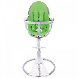 Green - Стульчик для кормления Bloom  Fresco Chrome SILVER